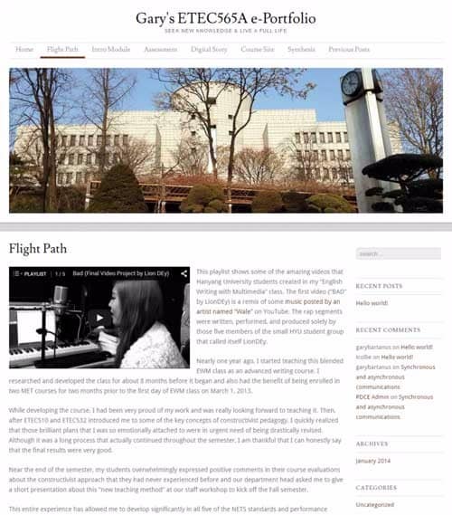 Tap or click to visit the ETEC565A e-Portfolio